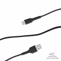 SBS TECABLEMICRO2K USB-A - Micro-USB kabelis 2 m - melns