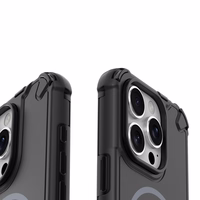 Defender 2in1 Mag maciņš for iPhone 16 Pro Max 6,9" melns