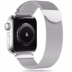 TECH-PROTECT MILANESEBAND APPLE WATCH 4 / 5 / 6 / 7 / 8 / 9 / SE / ULTRA 1 / 2 (42 / 44 / 45 / 49 MM) sudraba