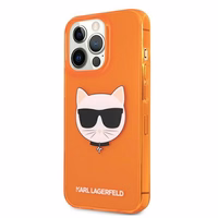 KARL LAGERFELD KLHCP13LCHTRO IPHONE 13 PRO / 13 6.1 "oranžs / oranžs maciņš GLITTER CHOUPETTE FLUO