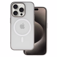Smooth Feeling Magsafe Viedtālruņa apvalks Iphone 15 Plus titāniskais