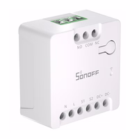 SONOFF MINI-D viedais WiFi Matter slēdzis (AC/DC 12-48V, sausais kontakts)