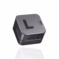 Hub Joyroom S-H121 USB-C statīvs - USB-A 3.0 / RJ45 / HDMI / USB-C / Thunderbolt MacBook Pro - pelēks