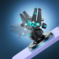 Crong Carclip Magnetic - MagSafe Magnetic Car turētājs (melns)