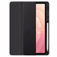 Tech-Protect SmartCase Pen planšetdatora apvalks Samsung Galaxy Tab S11 11.0 X730 / X736 - melns