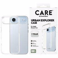 CARE by PanzerGlass Flagship Urban Explorer viedtālruņa apvalks ar caurspīdīgu rāmi iPhone Air - caurspīdīgs