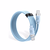 Orico CDX 60W 3A Power Delivery USB-C - USB-C kabelis 1m - zils