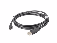 Lanberg CA-USBM-10CC-0018-BK USB cable USB 2.0 1.8 m Micro-USB B USB A melns