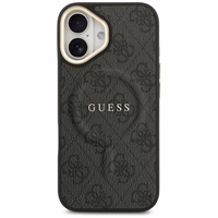 GUESS apvalks IPHONE 17 saderīgs ar MagSafe GUHMP17SP4MSEGCK (PU 4G ar klasisko) melns
