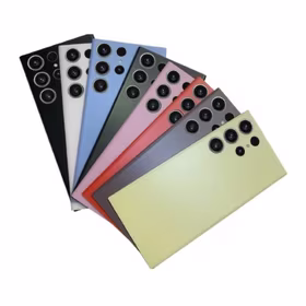 Aizmugurējais vāks saderīgs ar Samsung S918 S23 Ultra / zaļš / (ar kameras lēcu) OEM