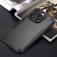 Defender Matēts maciņš for iPhone 16 Pro Max 6,9" melns