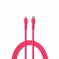 COLORUM kabelis USB-C - Lightning 1,8m 2,4A CK12-CL-02 xMagenta