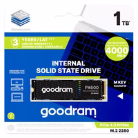 Goodram SSDPR-PX600-1K0-80 internal solid state drive 1 TB M.2 PCI Express 4.0 NVMe 3D NAND