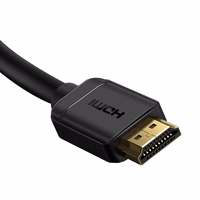 Baseus HDMI 2.0 kabelis 4K 60 Hz 3D HDR 18 Gbps 1 m melns (CAKGQ-A01)