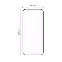 Tech-Protect Quick Set+ 2-gab. komplekts rūdīts stikls iPhone 15 Pro - melns