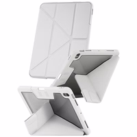 Care by PanzerGlass Y salokāms apvalks iPad Air 11" 2025 (7. paaudze) / iPad Air 11" 2024 (6. paaudze) - gaiši pelēks