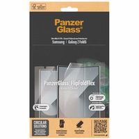 PanzerGlass Komplekts 2in1 Sam Z Fold6 F956 Aizsargstikls Īpaši plats + TPU Klasiskais pielāgojums 7371