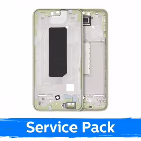 Vidējais rāmis, saderīgs ar Samsung A346 A34 5G / Lime / (Service Pack)