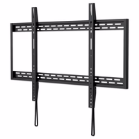 Manhattan Wall Mount for TV & Monitors (Fixed), For screens 60" to 100", VESA compatability: all between 200x200mm and 900x600mm - check the dimensions of the four mounting holes on back of screen to ensure it fits, Max 50kg, Black, Bracket