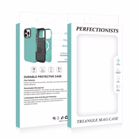 Perfectionists Trīsstūra Mag futrālis iPhone 17 Pro Max zaļš