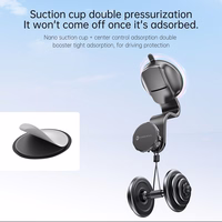 FORCELL F-GRIP MagFlex magnētiskais auto turētājs vējstiklam / paneļim / ventilācijas atverei melns