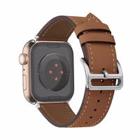 Ādas cilpa Apple Watch 38/40/41 dizaina 1 brūna