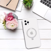 Tel Protect Burvīgais MagSafe ar statīvu apvalks viedtālrunim Iphone 11 Pro – sudrabains