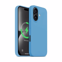 Crong Color Cover Magnetic - iPhone 16 MagSafe maciņš (zils)