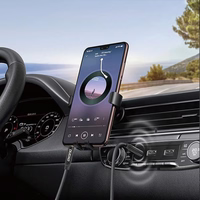 Dudao L12S AUX kabelis mini ligzda 3.5mm 1m 3 kontaktu stereo - melns