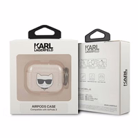 Karl Lagerfeld Glitter Choupette AirPods apvalks 3 - zelts