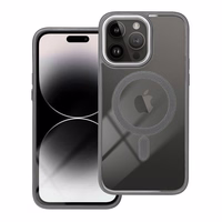 COLOR EDGE MAG COVER magnētiskais viedtālruņa apvalks, savietojams ar MagSafe, paredzēts IPHONE 17 Pro Max, titāna pelēks