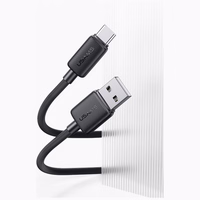 Kabelis USAMS KY Series US-SJ693 3A USB-C uz USB-A 2m balts