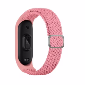 Beline Siksniņa Mi Band 3/4 Textile rozā