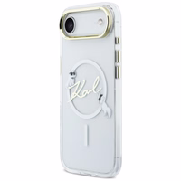 Karl Lagerfeld IML Choupettes Karl Script Logo MagSafe iPhone Air Maciņš - Clear