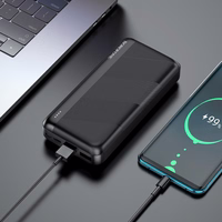 External baterija Portatīvais lādētājs Borofone BJ27B 2xUSB 30000mAh melns
