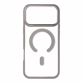 COLOR EDGE MAG COVER magnētiskais viedtālruņa apvalks, savietojams ar MagSafe, paredzēts IPHONE 17 Pro Max, titāna pelēks
