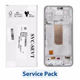 ServicePack LCD displejs SAMSUNG A54 5G A546B balts GH82-31231B