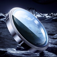 Rock Pure Series Kameras objektiiva stikls uz iPhone 17 kameras (2 gab.) melns