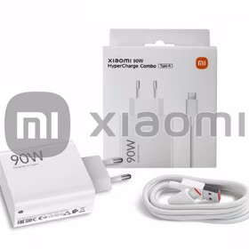 Lādētājs Xiaomi MDY-15-EK (BHR07ZBEU) balts 90W (ar iepakojumu) + kabelis "Type-C" / 100% oriģināls /