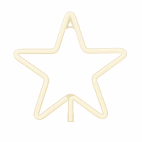 Neon LED Ziemassvētku zvaigzne silti balta FLNE22 Forever Light