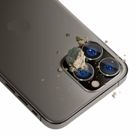 Kameras stikls iPhone 14 Pro Max / 14 Pro 9H 3mk Lens Protection Pro sērijas objektīvam - pelēks