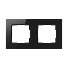 Avatto 2 Socket TS20 light switch frame (melns)