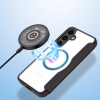 Dux Ducis Skin X Pro viedtālruņa apvalks Samsung S24+ ar magnētisko gredzenu un atloku - melns