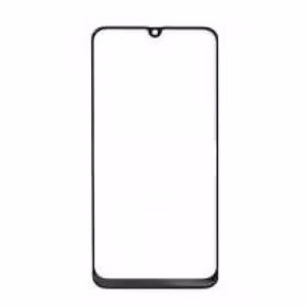 Outer Screen Glass Saderīgs ar Samsung A20 A205 2019 Melns HQ