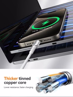 Kabel USB-C Lightning Joyroom S-A51 30W, 1.2m pelēks