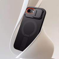 Tech-Protect Kevlar Aura magnētiskais viedtālruņa apvalks iPhone 16e - melns