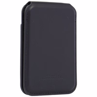 Magnētisks maks Lamborghini D1 Genuine Leather MagSafe statīvs tālrunim zaļš