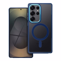 COLOR EDGE MAG COVER viedtālruņa apvalks saderīgs ar Magnētisko SAMSUNG S25 ULTRA tumši zila