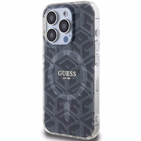 Guess IML GCube Magnētiskais apvalks iPhone 15 Pro - melns
