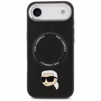 Karl Lagerfeld Karl Pin Magnētiskais viedtālruņa apvalks iPhone Air - Melns
